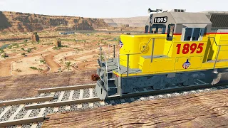 Un-seamless Railway Train Crashes | BeamNG Drive - DancingCars