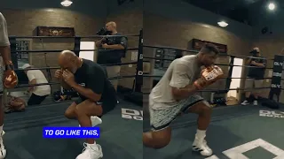 Mike Tyson Teaching Francis Ngannou To Sit On Punches