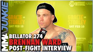 Emotional Brennan Ward recaps Bellator 274 win, comeback from battle with addiction