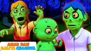 Lagu Halloween Lagu Anak Anak | Zombie Di Mana Pie Saya? | ABC Bahasa Indonesia