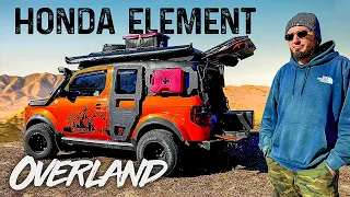 INSANE Converted HONDA Element Fully Kitted Overland Camper For Family Car Camping - Sleeps 4