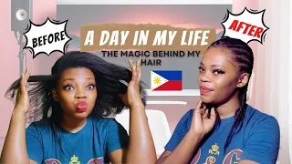 HOW MY HAIR CHANGED FROM LONG BRAIDS TO SHORT BRAIDS IN PHILIPPINES