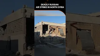 Aftermath of Deadly Russian air strike in North Syria | News9 | #shorts