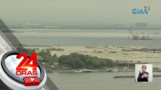 Reclamation activities sa Manila Bay, tigil muna; mga barkong nagtatambak ng lupa,... | 24 Oras