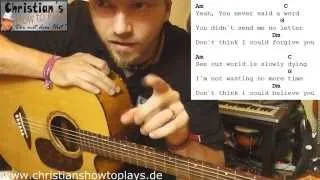 ★Lilly Wood & The Prick and Robin Schulz - PRAYER IN C | Akustik Gitarren Tutorial+Tabs★