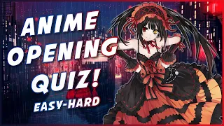 Anime Opening Quiz - 30 Openings 「EASY - HARD」 「1080p」「60FPS」