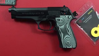 Beretta 92FS Police Edition (YB's first centerfire pistol)
