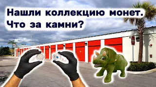 Нашли коллекцию монет. Что за камни? Драгоценные?