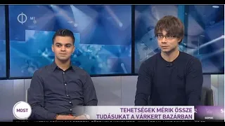 Interview with Alexander Rybak and Zoltán Sándor,  M1 Hungary, 27.2.2016 w/Eng-Ger subs