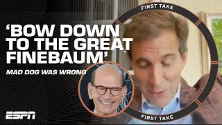 'BOW DOWN to the great Finebaum!' - Mad Dog admits he was WRONG about Florida State 🙌🏻 | First Take