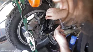 Vacuum Bleeding Motorcycle Brakes w/ Harbor Freight Brake Pump Tool  ✔