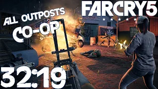 Far Cry 5 Speedrun All Outposts Coop 32:19 (Feat. Binslev)