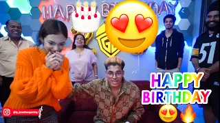 Jonathan’s Sister mom, dad on stream😍 Birthday Celebration 🔥