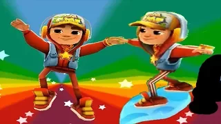 Subway Surf играем! Мультик игра собиратель монет #115 ☺ Tuaone