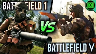 Battlefield 5 VS Battlefield 1 Gameplay