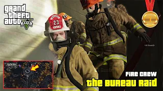 GTA 5 - Mission #61 - The Bureau Raid (Fire Crew) | 100% 🥇Gold Medal Walkthrough | GTA V