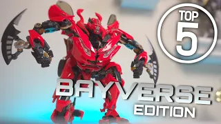 TOP 5 TRANSFORMERS MPM/KO FIGURES IN MY COLLECTION! | BAYVERSE EDITION! [2022]