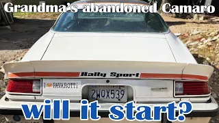 Will my Grandma's abandoned 76 Camaro START after 30 YEARS?