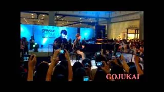 Greyson Chance - Hold on 'til the night @The first showcase in Bangkok 2/6