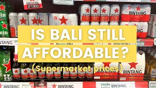 Is Bali expensive for tourists | Can you afford to visit Bali? Cost of living | Supermarket Prices