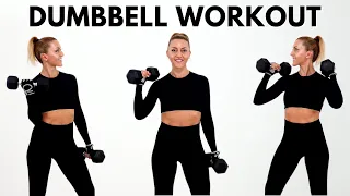 🔥35 Minute Full Body Dumbbell Strength Workout🔥NO REPEAT🔥