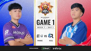 MPL PH S13 - W7D1 - MNNE vs RSG - GAME 1