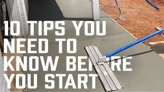DIY Concrete Slab - How to get started