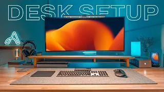 The MODERN Desk Setup 2023 – Full Tour & Office Setup!