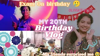 My friends surprised me on b'day🥹| first time away from home #diml#birthdayvlog #hosteldiaries #nitw