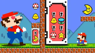 Mario and Tiny Mario vs the Door of Items | Super Mario Bros. Wonder | Game Animation