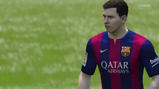 FIFA 15 - FC Barcelona vs Real Madrid (1080p60fps)