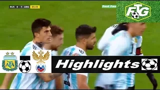 Argentina Vs Russia 1-0 All Goals  Extended Full HD Highlights 2017 in Russia