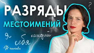 РАЗРЯДЫ местоимений | Русский язык | #tutoronline