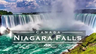Niagara Falls, Canada 🇨🇦 / USA 🇺🇸 - by drone [4K]