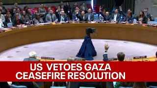 US again vetoes UN resolution demanding immediate cease-fire in Gaza