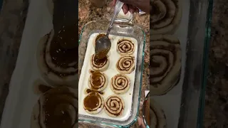 Making the viral TikTok cinnamon rolls with a knock off brand