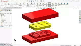 Solidworks tutorial | Mold Design in Solidworks | Cavity and Core in Solidworks