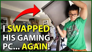 I SWAPPED My Friend's Gaming PC Without Him Knowing... AGAIN!