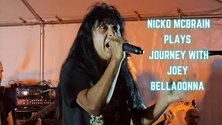 Nicko Mcbrain w/ Joey Belladonna - Serperate Ways by Journey - Rock n Roll Ribs 14th Anniversary