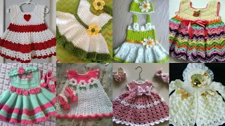 TOP 50 FANTASTIC AND TRENDY CROCHET BABY GIRLS FROCK FREE PATTERN DIY PROJECTS TOP IDEAS