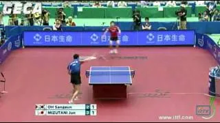 Jun Mizutani Incredible Shot[Final Japan Open 2012]