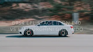 B9 S4 vs Lamborghini Gallardo