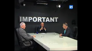 Pavel Midrigan și Mihai Gafton la emisiunea IMPORTANT