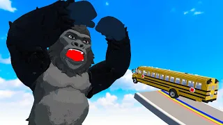 Cars vs King Kong | Teardown