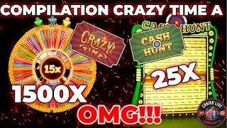 NEW CRAZY TIME A 🎡 Big Win COMPILATION 💣 Evolution Gaming 😱 - CASINO LIVE COMMUNITY 🎰