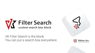 WordPress Plugin VK Filter Search