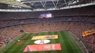 Fa cup final Arsenal v Hull City Abide With Me