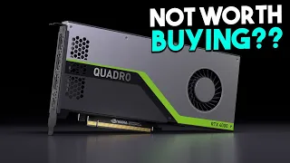 NVIDIA QUADRO RTX 4000 Won't Be Worth Buying! WHY? *EXPLAINED 2021*