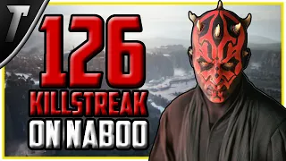 Star Wars Battlefront 2 Darth Maul 126 Killstreak (Naboo)