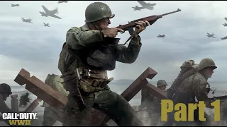 CALL OF DUTY WW2 Walkthrough Gameplay Part 1- OMAHA BEACH - Campaign Mission 1(1080p HD ZEE GAMING)